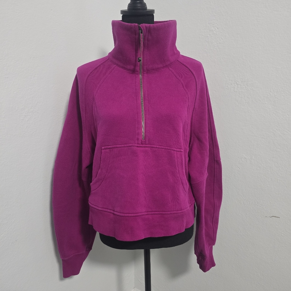 Lululemon Magenta Half-Zip Pullover M/L